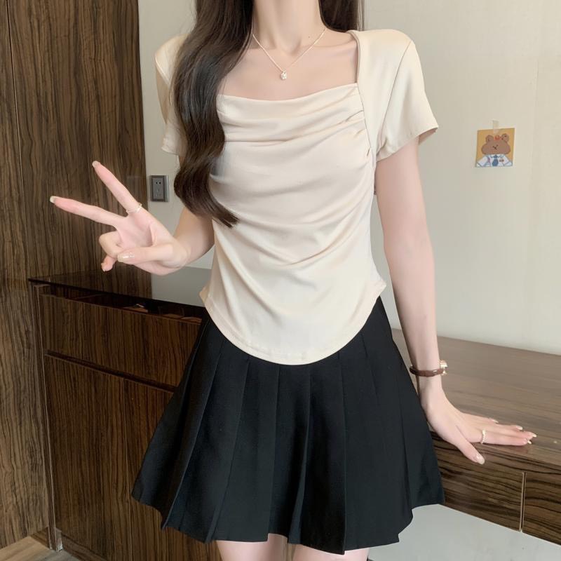 Áo thun nữ cổ vuông Aothuncovuong296