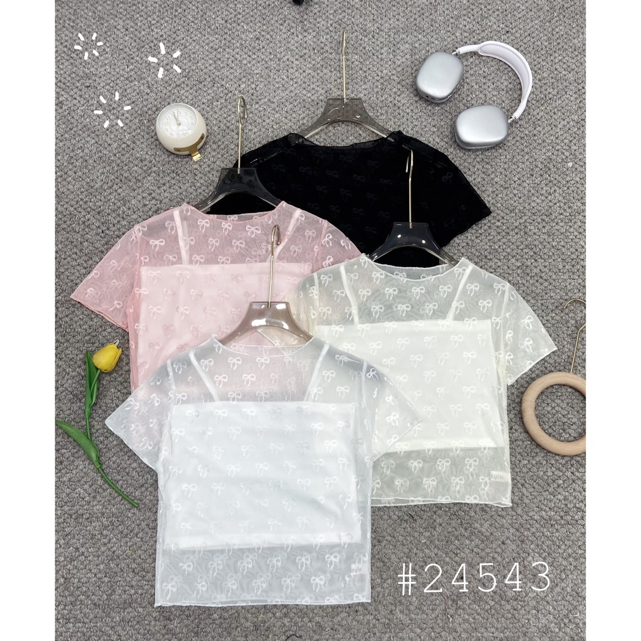 Áo thun nữ croptop Crt_renno24543