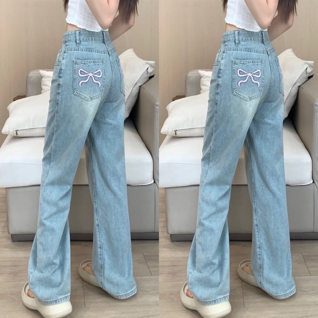 Quần vải bò jean ống rộng Jean2483