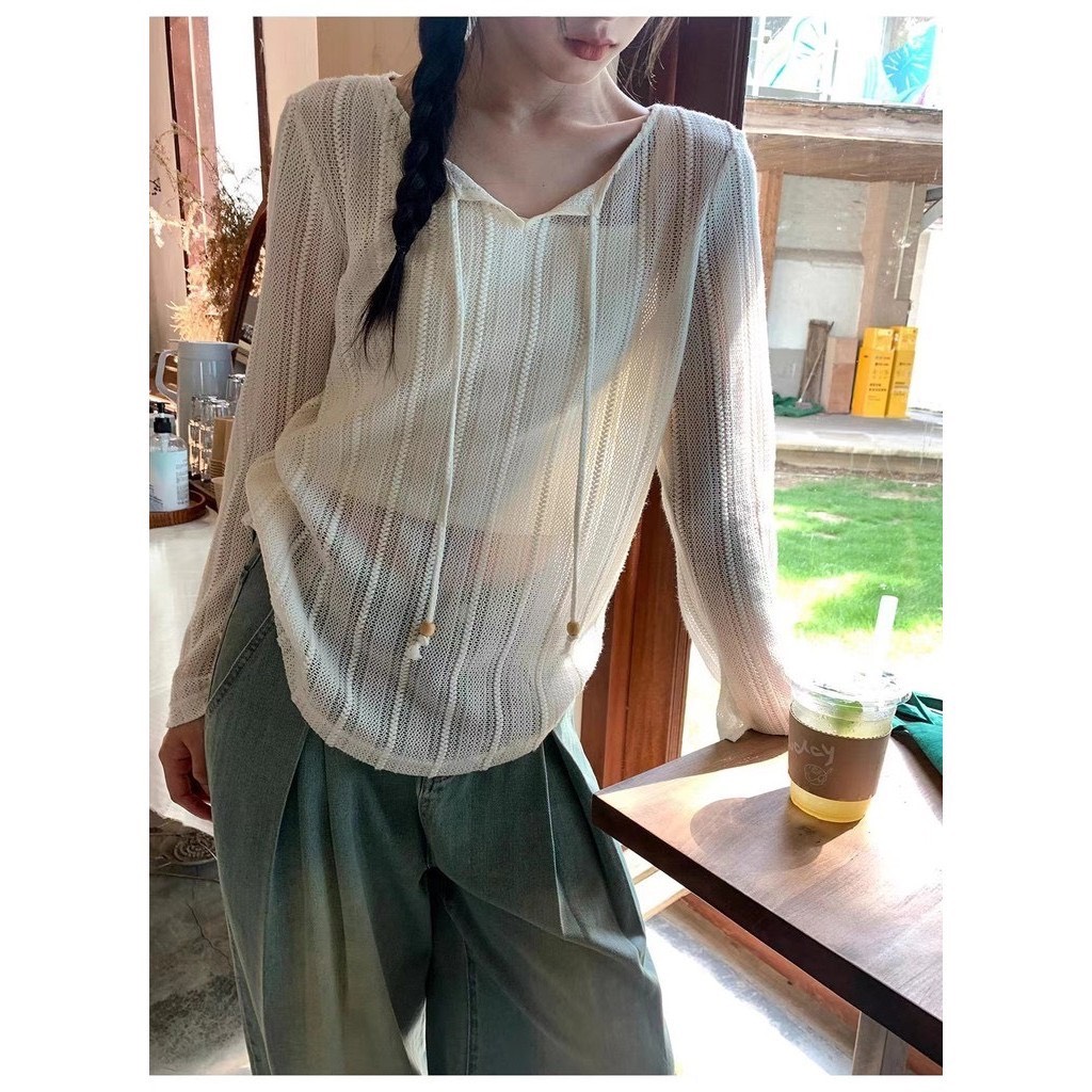 áo ren lưới mỏng kiểu hàn quốc  Setaoluoi439